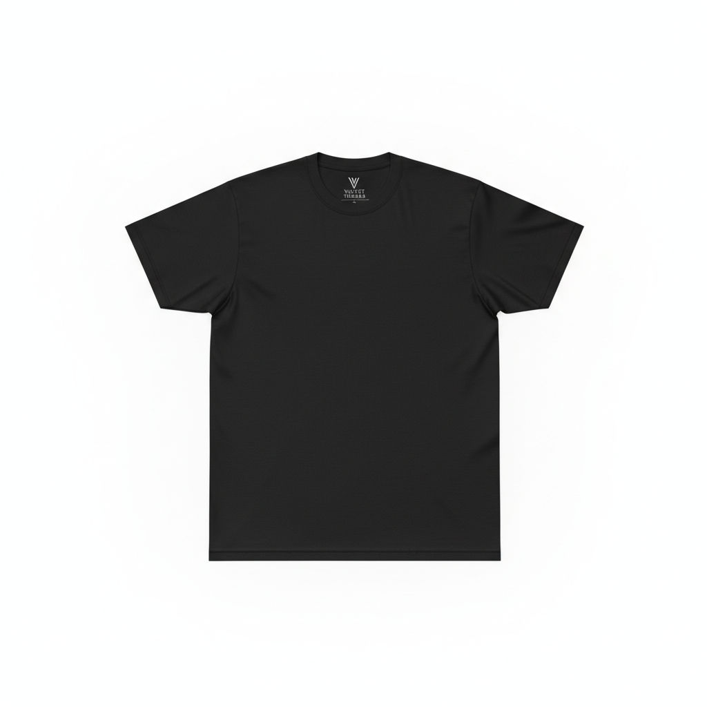 Short sleeve 100% cotton white T-shirt